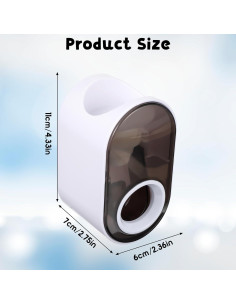 Dispensador de Pasta de Dientes Automático Gsbnjuy Montado en Pared 2