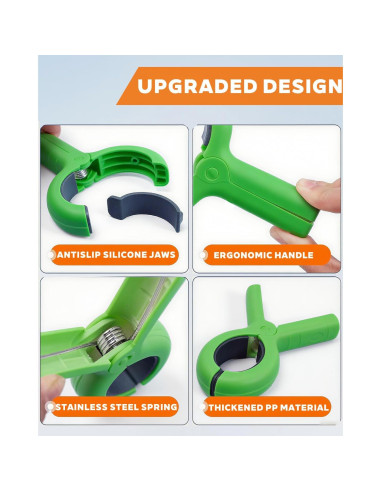 12 Clips para Toallas de Playa ZERIXA Multicolor 9.4 cm