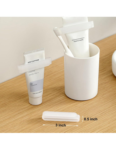 Exprimidor de Pasta de Dientes Rodante YIERMA - Paquete de 6