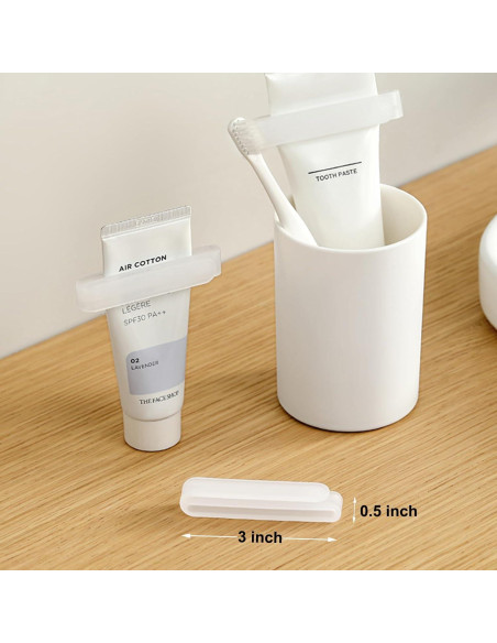 Exprimidor de Pasta de Dientes Rodante YIERMA - Paquete de 6