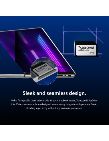 Tarjeta de Expansión Transcend 1TB JetDrive Lite 330 para MacBook