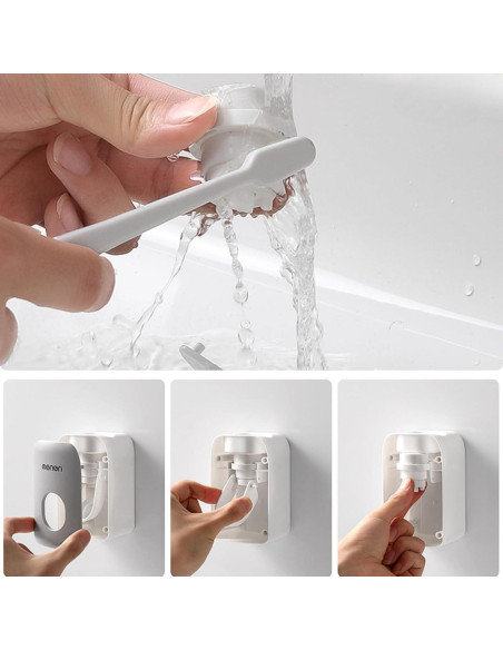 Soporte de Cepillo de Dientes Celsitudo con Dispensador Automático