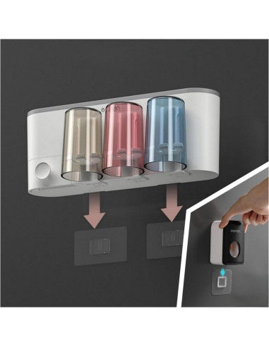 Soporte de Cepillo de Dientes Celsitudo con Dispensador Automático