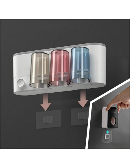 Soporte de Cepillo de Dientes Celsitudo con Dispensador Automático