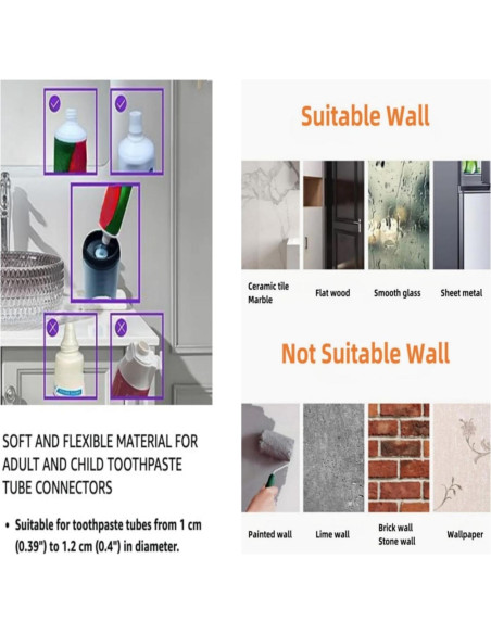 Soporte de Cepillo de Dientes Celsitudo con Dispensador Automático
