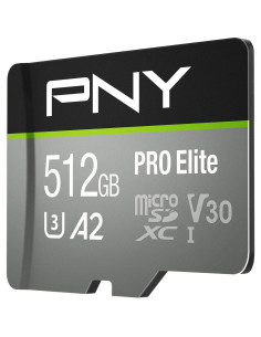 Tarjeta microSD PNY PRO Elite 512GB U3 V30 100MB/s A2 2