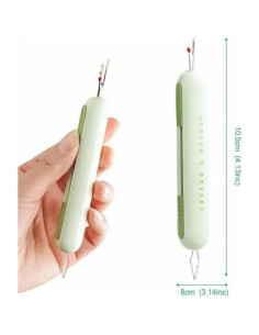 Kit Enhebrador de Agujas 2-en-1 Zhuluck - Herramienta de Costura 2