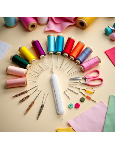 Kit Enhebrador de Agujas 2-en-1 Zhuluck - Herramienta de Costura