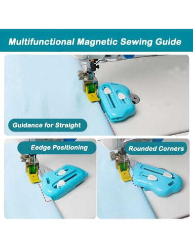 Guía de Costura Magnética 3-en-1 GlibHLBantz con Desgarrador