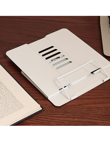 Soporte de Libro Ajustable Dicunoy - Metal Plegable 2 Pcs