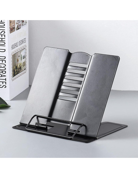 Soporte de Libro Ajustable Dicunoy - Metal Plegable 2 Pcs