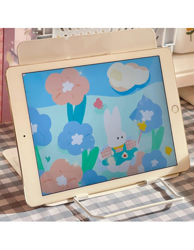 Soporte de Libro Ajustable Dicunoy - Metal Plegable 2 Pcs