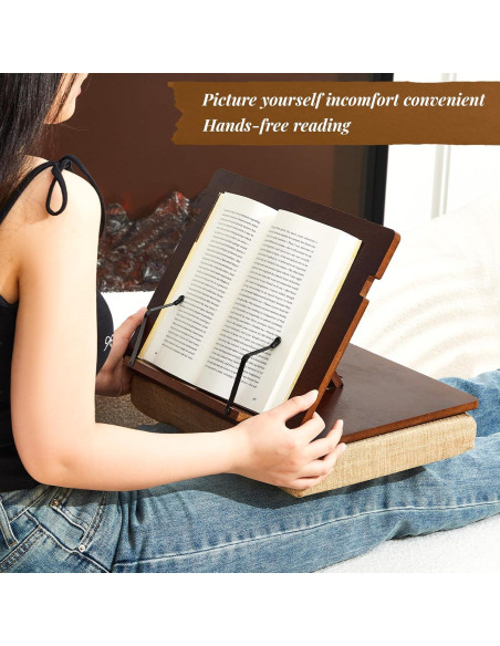 Soporte de Libro de Madera Juexica 37x27 cm Ajustable