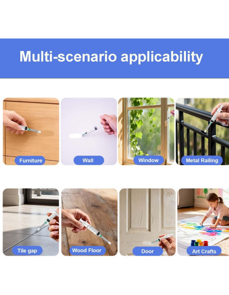 Paquete de 4 bolígrafos de pintura Anirun G1, 59g Paquete de 4 bolígrafos de pintura Anirun G1, 59g