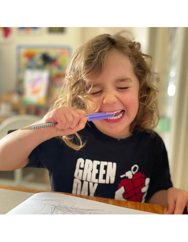 Toppers de Lápiz Sensoriales de Silicona - Set de 8 Paquetes