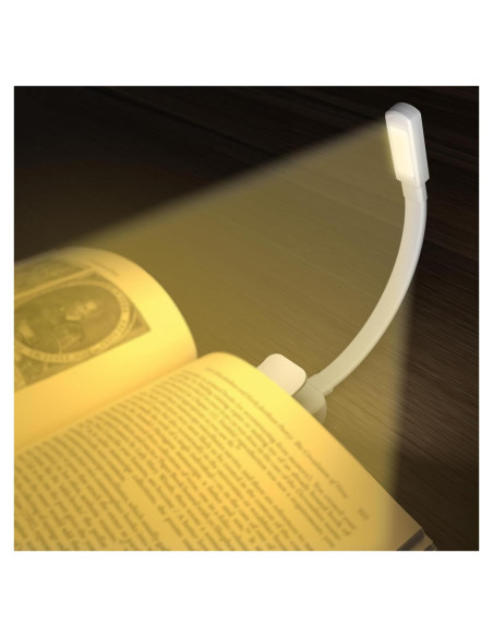 Luz de lectura LED Lucarini con atenuación y 3 colores