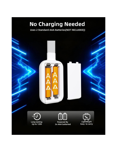 Luz de lectura LED Lucarini con atenuación y 3 colores