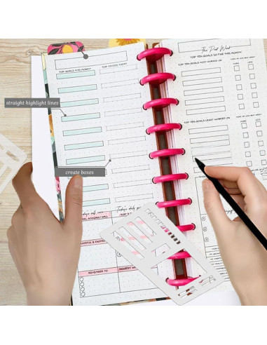 Plantillas de Registro Flexibles LGGbaodan - Paquete de 3