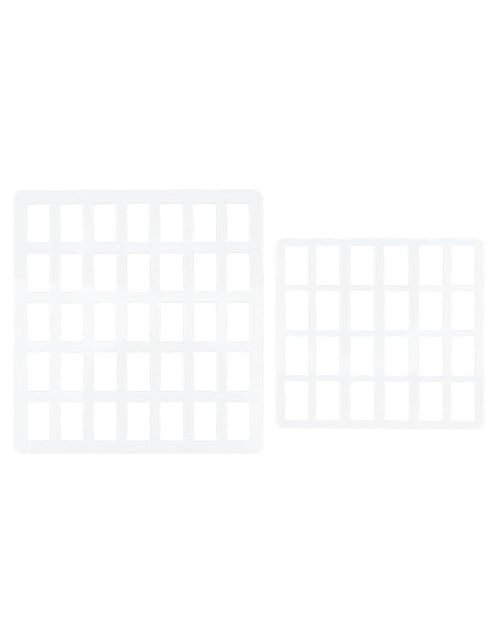 Plantillas de Dibujo Acrílico BENECREAT 2 Pcs Rectangulares 13x12cm y 16x17cm Plantillas de Dibujo Acrílico BENECREAT 2 Pcs Rectangulares 13x12cm y 16x17cm