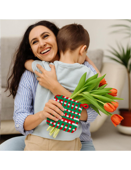 Lazos de Telar Wesnoy 900 Pcs 3 Colores 7 Pulgadas