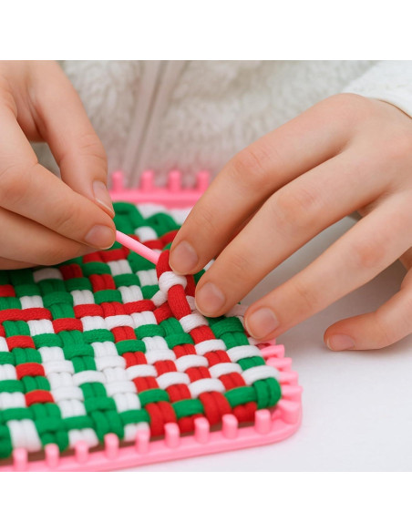 Lazos de Telar Wesnoy 900 Pcs 3 Colores 7 Pulgadas