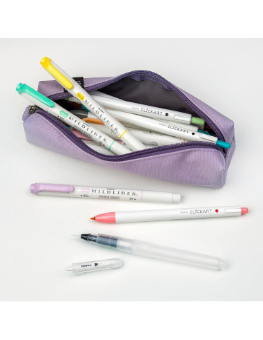 Plumas Acuarelables Zebra Pen Set de 3 con Puntas Flexibles