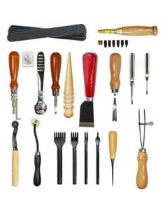 Kit de Herramientas de Cuero Citian 18 Piezas para Costura 2