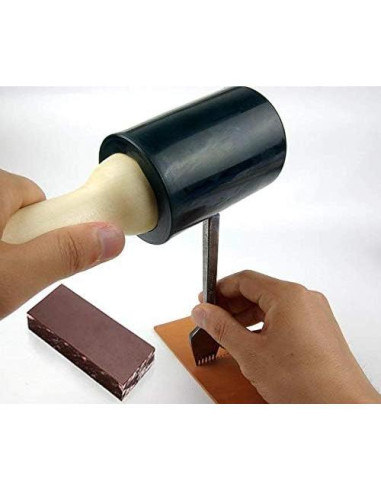 Almohadilla de Estampado de Cuero MDLUU 19.8x7.9 cm