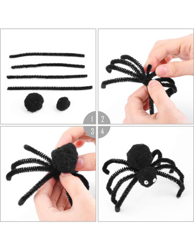 Kit de Manualidades URSDIART 350pcs Limpiadores Tubos 30cm