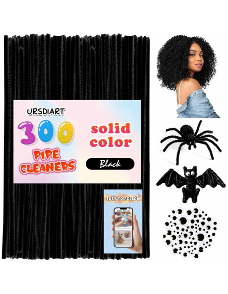 Kit de Manualidades URSDIART 350pcs Limpiadores Tubos 30cm