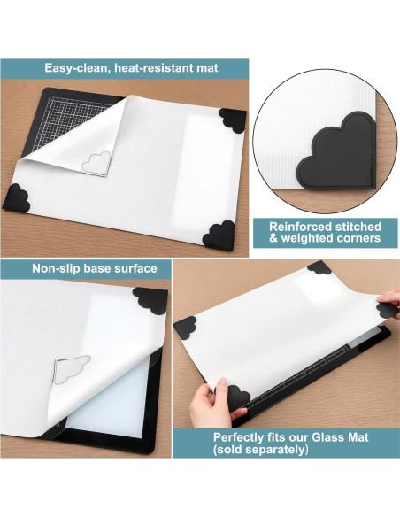 Alfombrilla de Manualidades Antideslizante BAOFALI 40x26cm