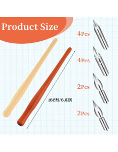 Conjunto de Plumas de Inmersión Larrel 14 PCS Caligrafía 2