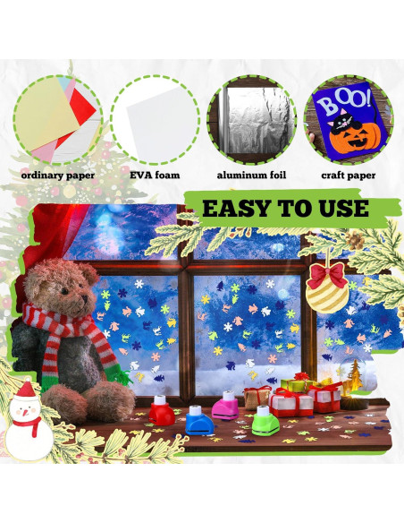 Juego de 4 Perforadoras Navideñas Watersay - Formas Diversas