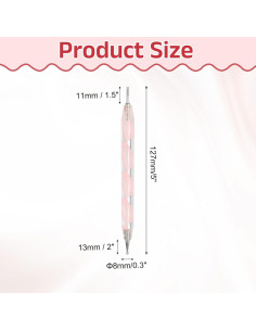 Bolígrafo de Quilling Doble Cabeza MECCANIXITY Rosa 127mm 2