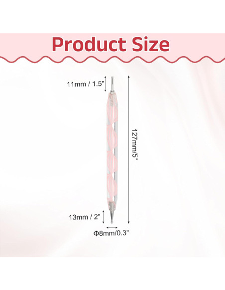 Bolígrafo de Quilling Doble Cabeza MECCANIXITY Rosa 127mm Bolígrafo de Quilling Doble Cabeza MECCANIXITY Rosa 127mm