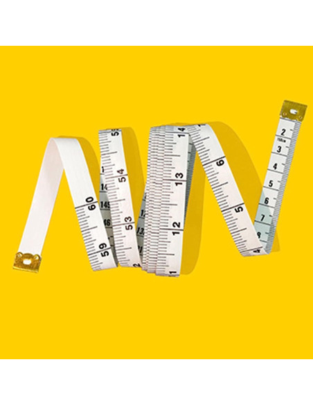Regla de Sastre Doble Escala DPWOUM 2.54x0.1 cm Cinta Métrica Regla de Sastre Doble Escala DPWOUM 2.54x0.1 cm Cinta Métrica