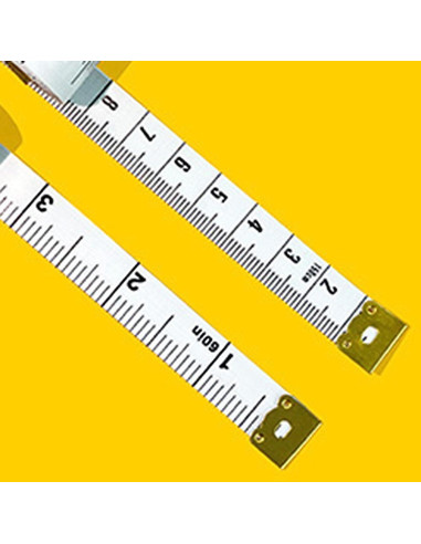 Regla de Sastre Doble Escala DPWOUM 2.54x0.1 cm Cinta Métrica