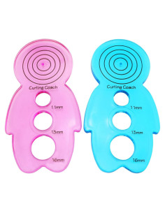 Herramientas de Acolchado de Papel ZYAMY 2 Piezas Azul y Rojo