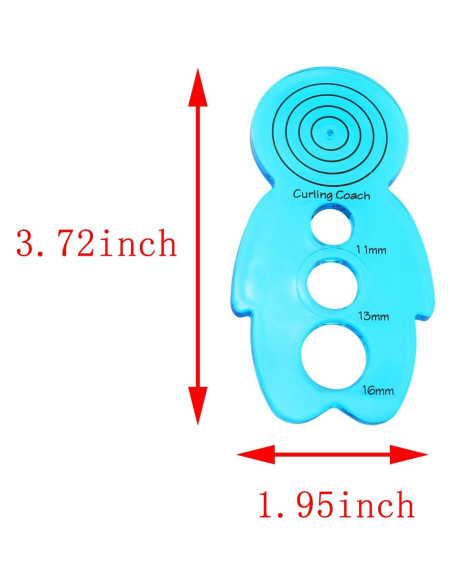 Herramientas de Acolchado de Papel ZYAMY 2 Piezas Azul y Rojo