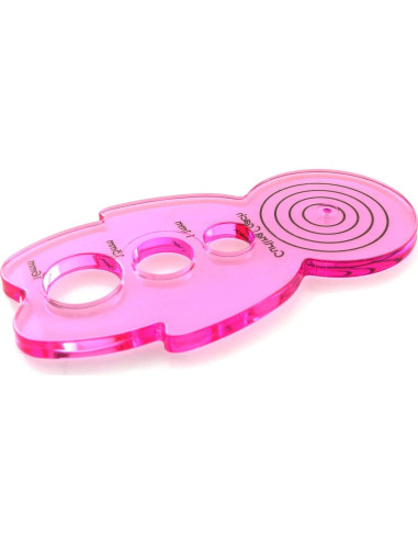 Herramientas de Acolchado de Papel ZYAMY 2 Piezas Azul y Rojo