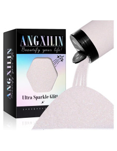 Glitter Fino Iridiscente 260g ANGXILIN para Manualidades y Uñas