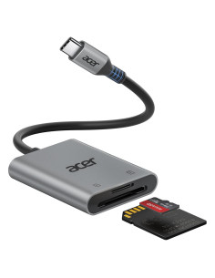 Lector de Tarjetas SD USB C Acer ODK4G0, Doble Ranura 5Gbps