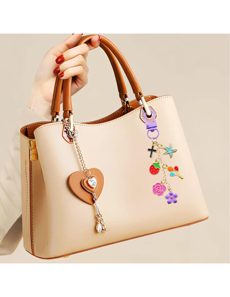 60 Ganchos de Llavero Giratorios KJML DIY Coloridos 32mm