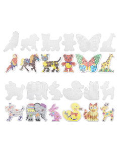 12 Tableros de Perlas de Fusión Krastmon para Manualidades DIY