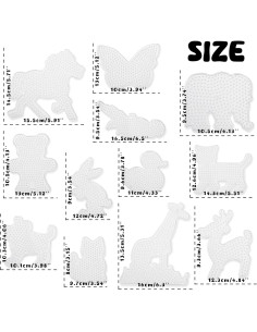 12 Tableros de Perlas de Fusión Krastmon para Manualidades DIY 2