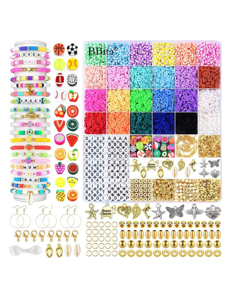 Kit de Fabricación de Pulseras BBita 6680 Piezas Joyería Kit de Fabricación de Pulseras BBita 6680 Piezas Joyería