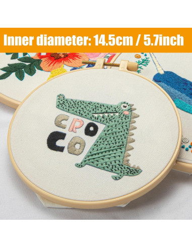 Kit de Bordado Culberta para Principiantes con Tutoriales HD