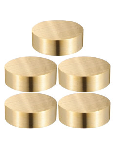 Peso de Papel Dorado NUOBESTY 5 Pcs 4x4 cm para Escritorio