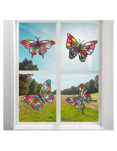 Kit de Manualidades de Papel Yeaqee 24 Piezas Mariposa