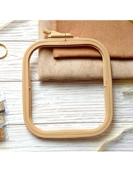 Aros de Bordado Plásticos Nurge 5Pcs Cuadrados Pequeños